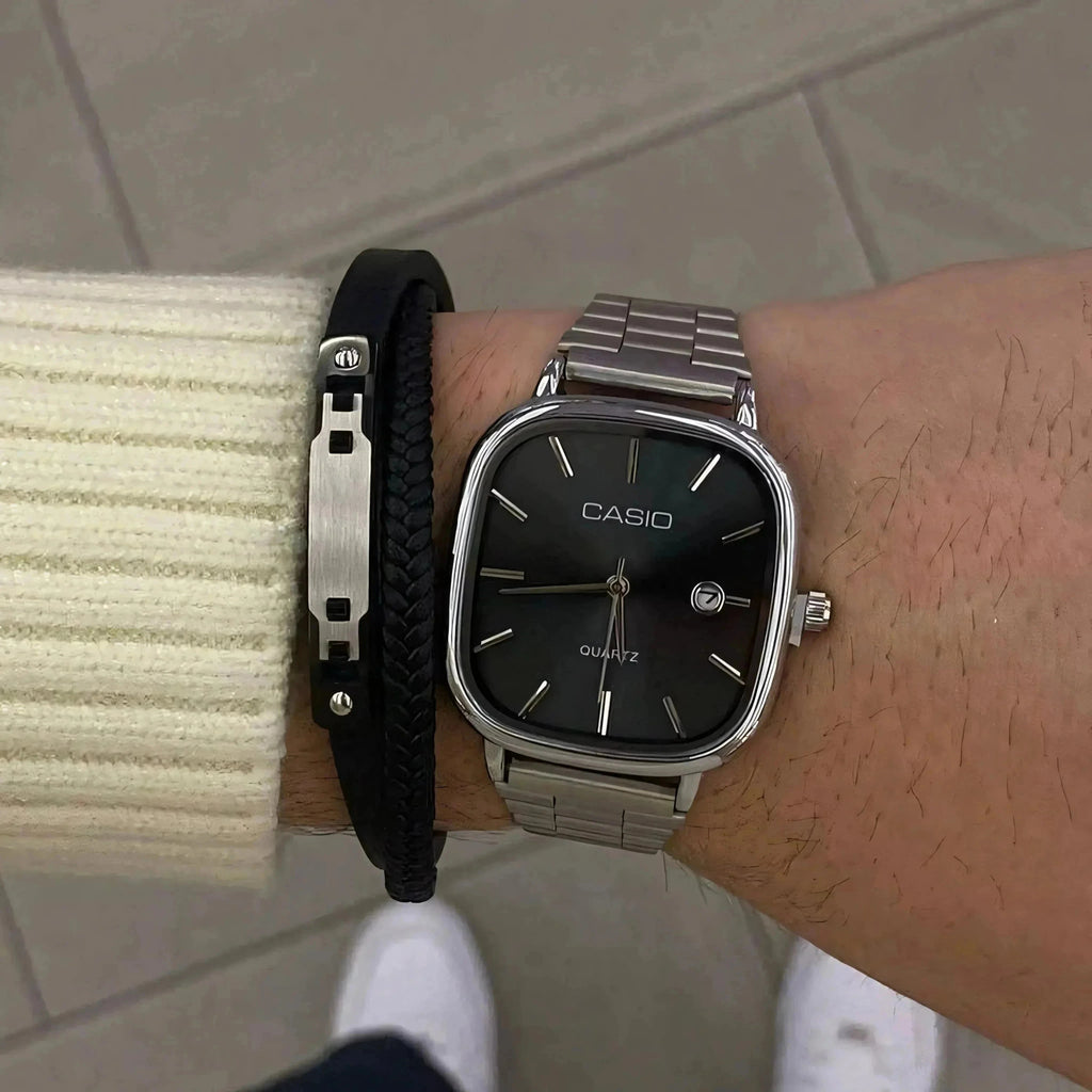 Casio Luxusuhr, 36 mm – Wasserdicht | Edelstahl Stiladel 