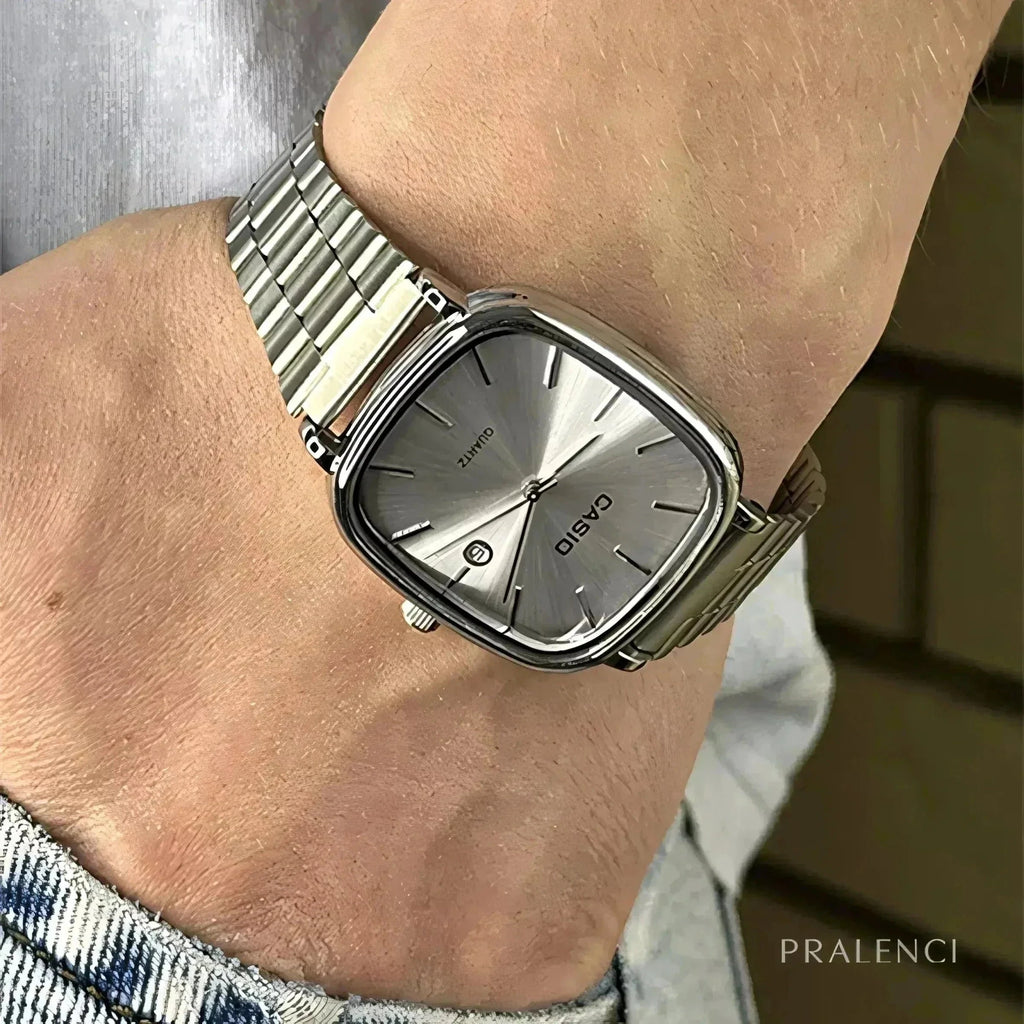 Casio Luxusuhr, 36 mm – Wasserdicht | Edelstahl Stiladel 