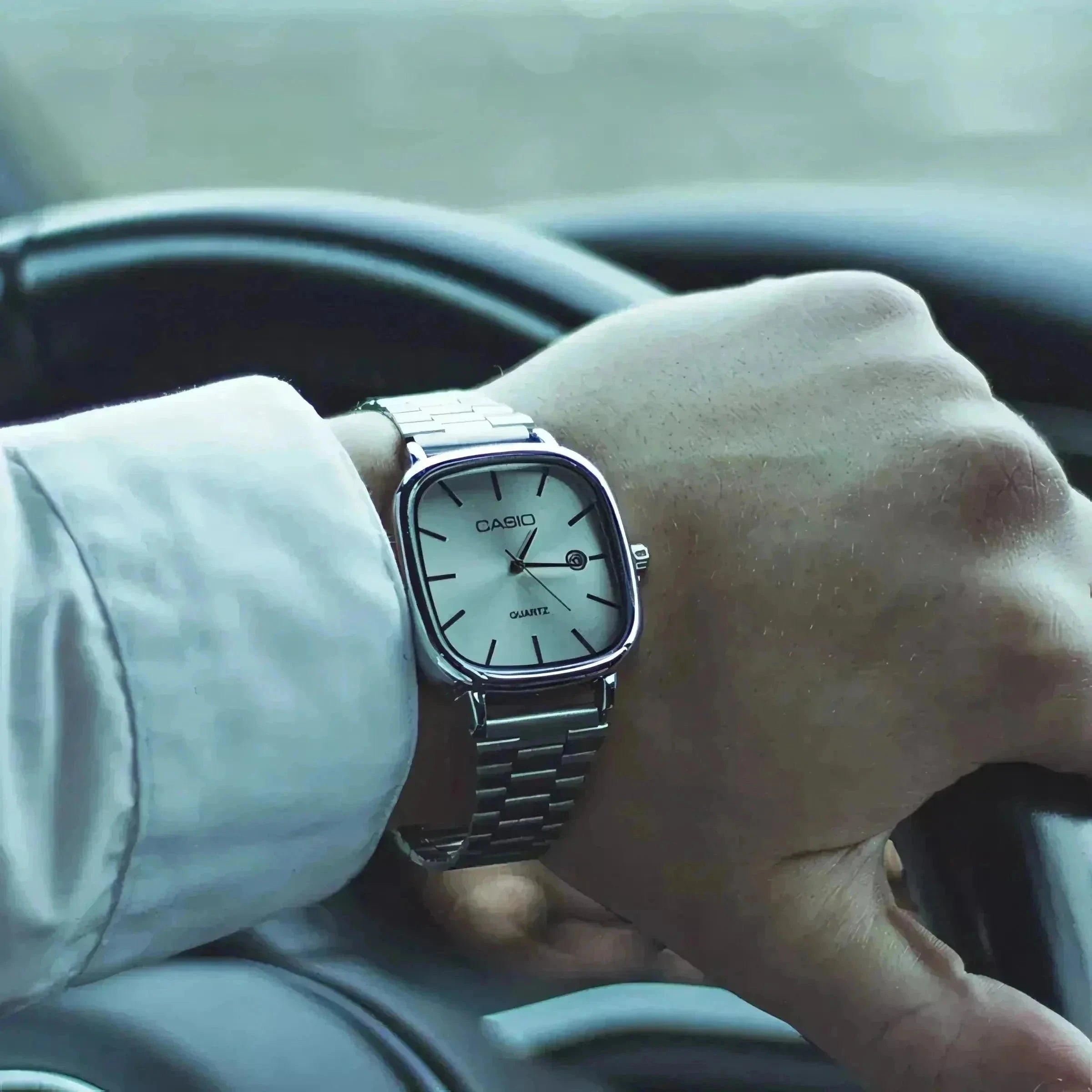 Casio Luxusuhr, 36 mm – Wasserdicht | Edelstahl Stiladel 