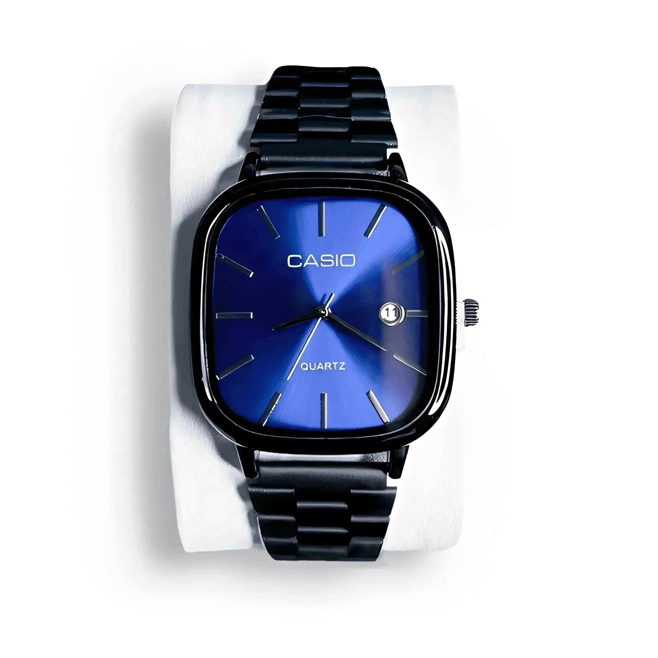Casio Luxusuhr, 36 mm – Wasserdicht | Edelstahl Stiladel Blau 