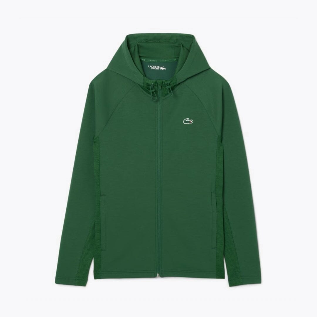 Lacoste Atmungsaktive Sport-Trainingsjacke Stiladel Grün S 