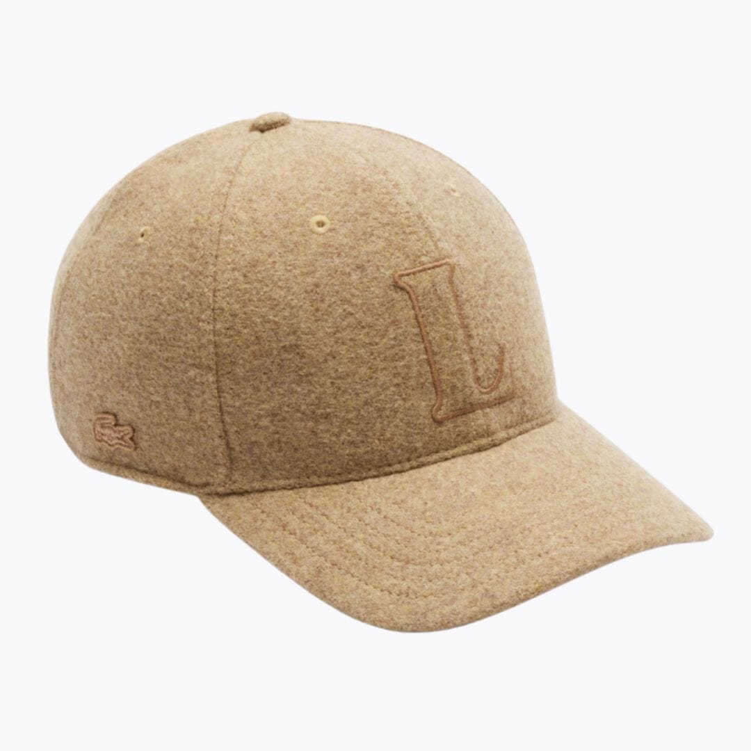 Lacoste Baseballkappe aus Wollfilz Stiladel Beige 