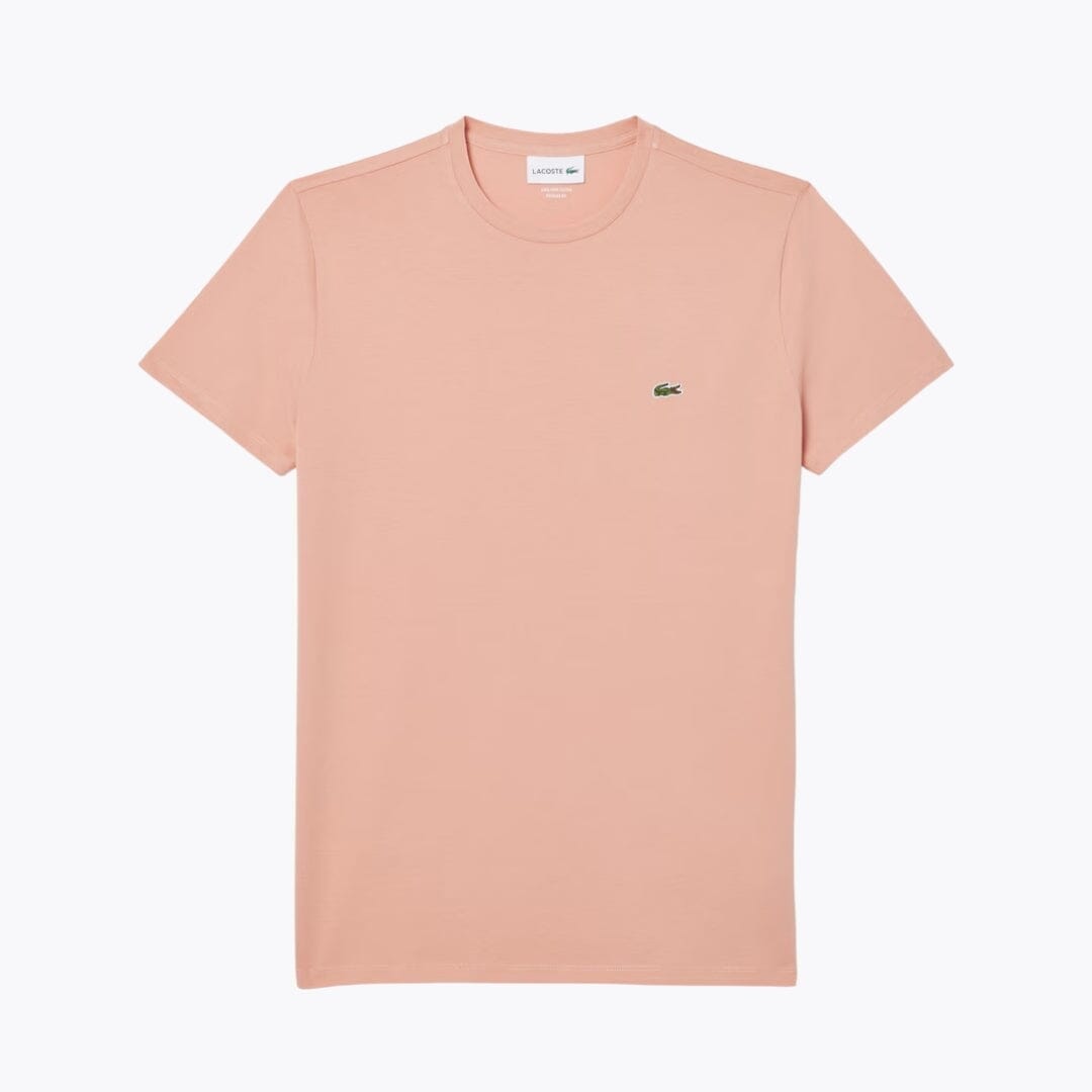 Lacoste Cotton Pima T-Shirt Stiladel Rosa-beige S 