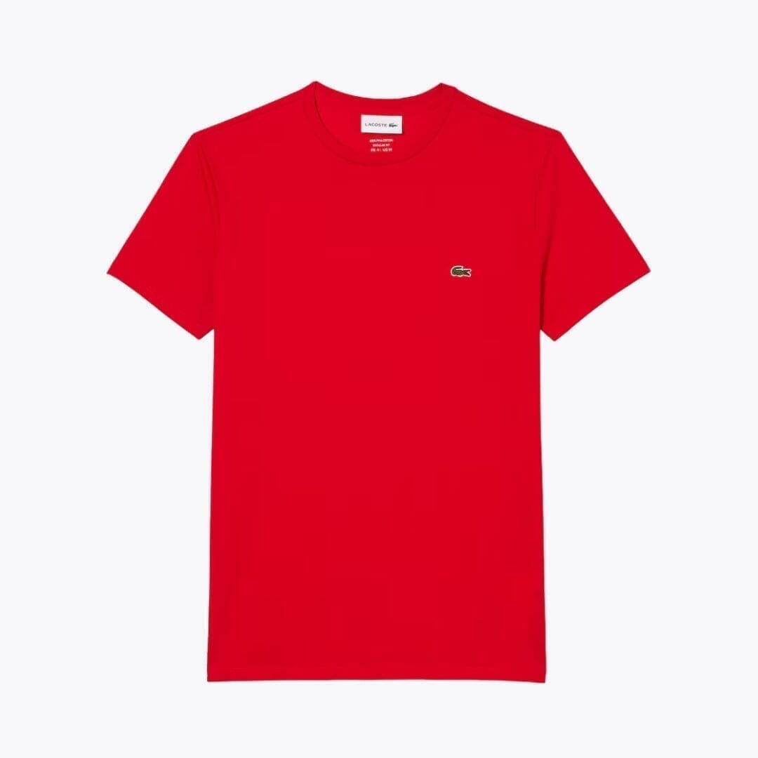 Lacoste Cotton Pima T-Shirt Stiladel Rouge S 
